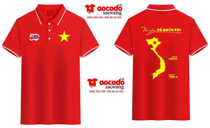 In áo phông Tôi yêu Tổ quốc tôi - kỉ niệm 50 năm| In ao phong dong phuc