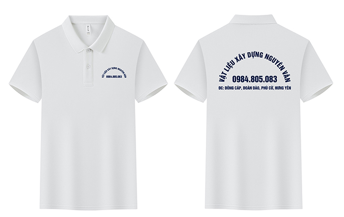 In áo phông Vật liệu xây dựng Nguyên Vân | In ao phong dong phuc