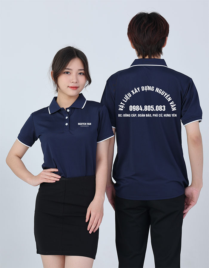 In áo phông Vật liệu xây dựng Nguyên Vân | In ao phong dong phuc