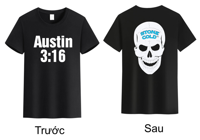 In áo phông đồng phục Austin 3:16 - Stone Cold | In ao phong dong phuc