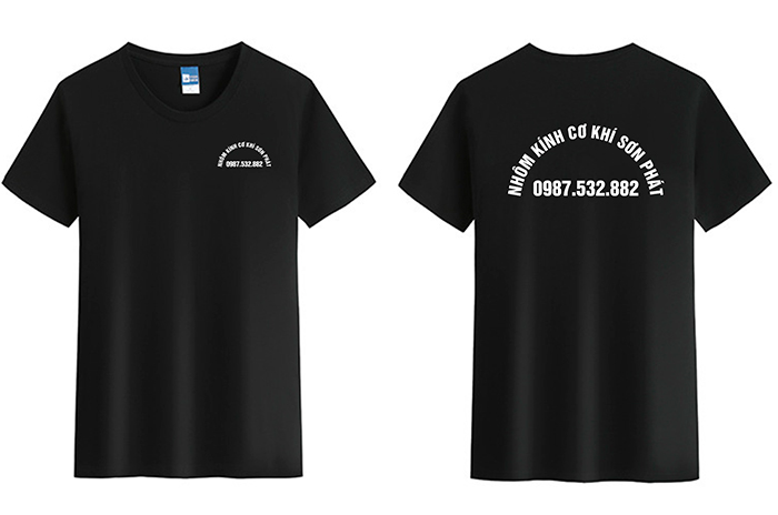 In áo phông Công ty Nhôm kính cơ khí Sơn Phát | In ao phong dong phuc