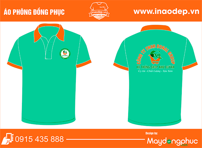 In áo phông cổ bẻ Hệ thống Shop Như Quỳnh | In ao phong dong phuc