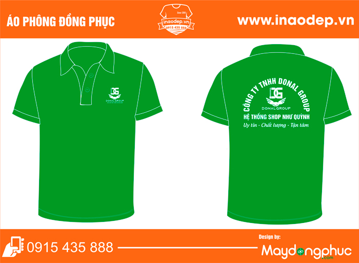 In áo phông cổ bẻ Hệ thống Shop Như Quỳnh | In ao phong dong phuc