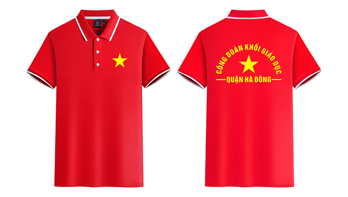 In áo phông Công đoàn Khối giáo dục Quận Hà Đông | In ao phong dong phuc