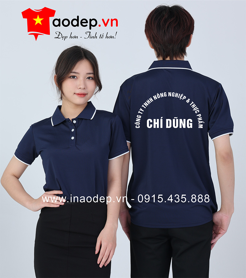In áo phông Công ty TNHH Nông nghiệp & Thực Phẩm Chí Dũng | In ao phong dong phuc
