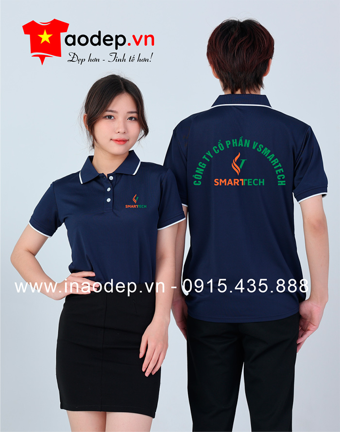 In áo phông Công ty cổ phần VSmartech | In ao phong dong phuc