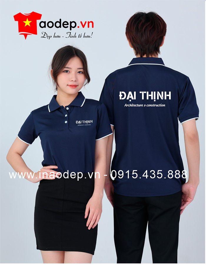 In áo phông Công ty kiến trúc & xây dựng Đại Thịnh | In ao phong dong phuc