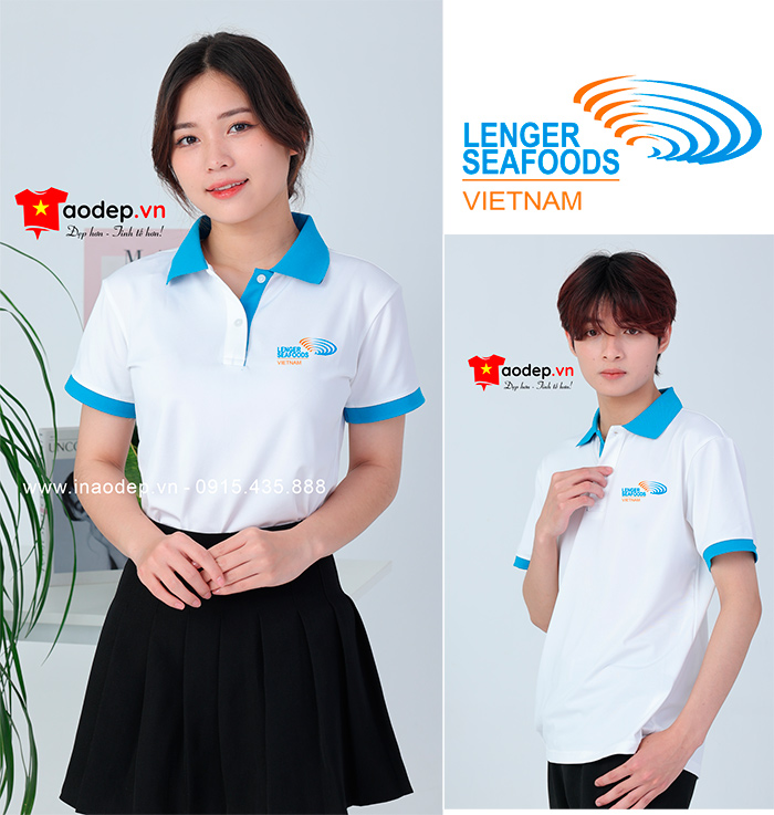 In áo phông Công ty Lenger Seafoods Việt Nam | In ao phong dong phuc