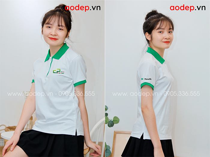 In áo phông Công ty Manulife Đại Phát TKH 28 | In ao phong dong phuc