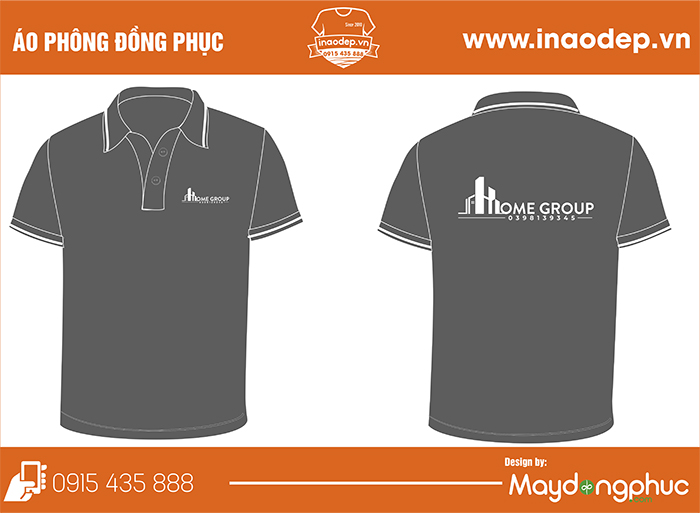 In áo phông đồng phục Home Group | In ao phong dong phuc