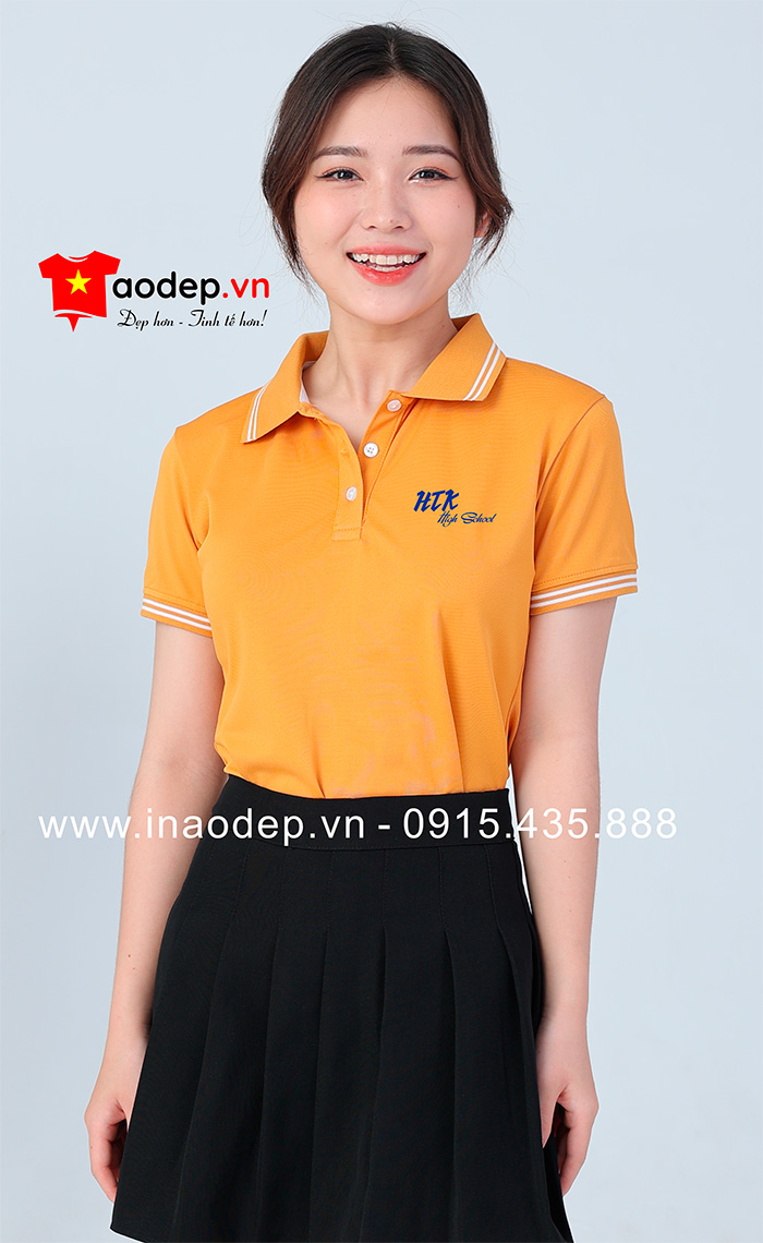 In áo phông đồng phục HTK High School | In ao phong dong phuc