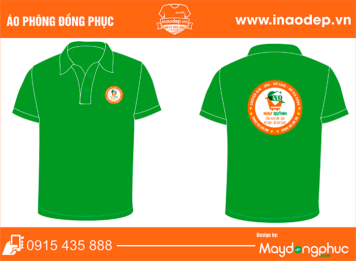In áo phông Tổng kho Bỉm sữa Như Quỳnh | In ao phong dong phuc