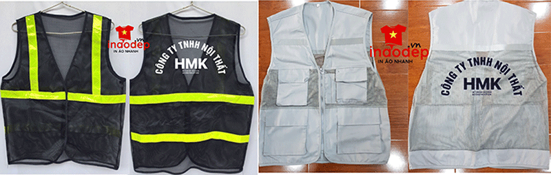 In áo gile Công ty TNHH Nội thất HMK | In ao gile dong phuc