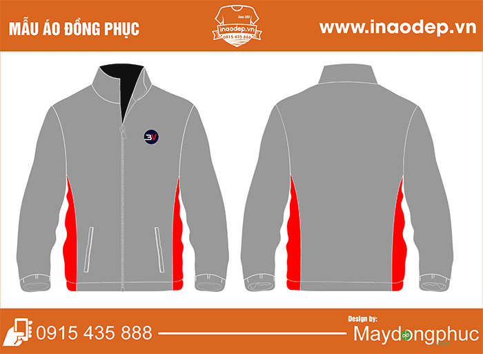 In áo khoác đồng phục Công ty 3V | In ao khoac dong phuc