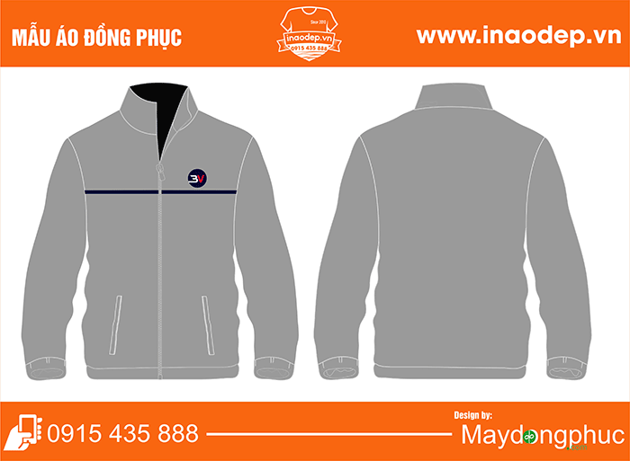 In áo khoác đồng phục Công ty 3V | In ao khoac dong phuc