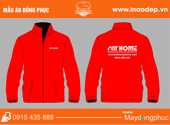 In áo khoác Công ty Amyhome | In ao khoac dong phuc
