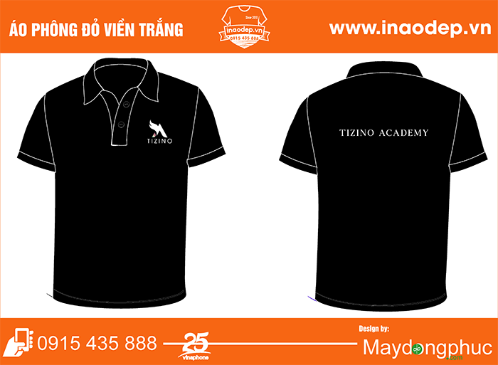 In áo phông Học viện Tizino | In ao phong dong phuc