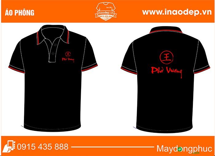 In áo phông Quán Phở Vương | In ao phong dong phuc