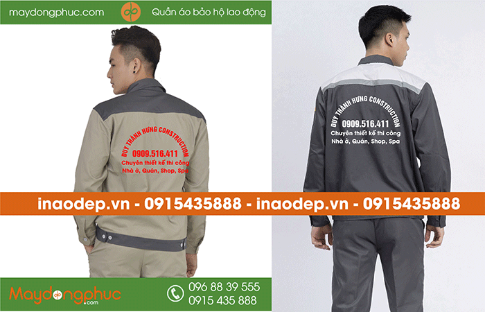 In đồng phục bảo hộ Công ty Duy Thành Hưng Construction | In dong phuc bao ho