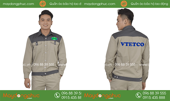 In đồng phục bảo hộ Công ty VTETCO | In dong phuc bao ho