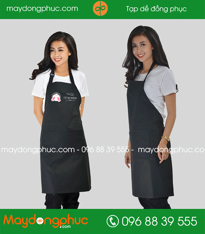 In tạp dề DIY Workshop Hang Thỏ Academy | In tap de dong phuc