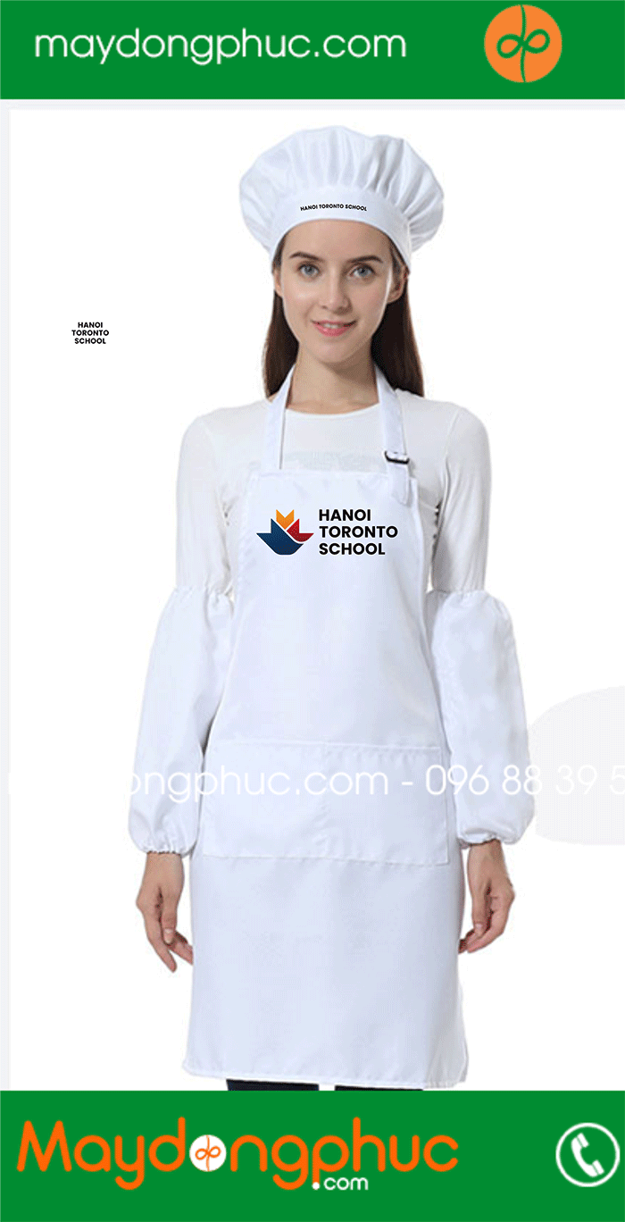 In tạp dề Hanoi Toronto School | In tap de dong phuc