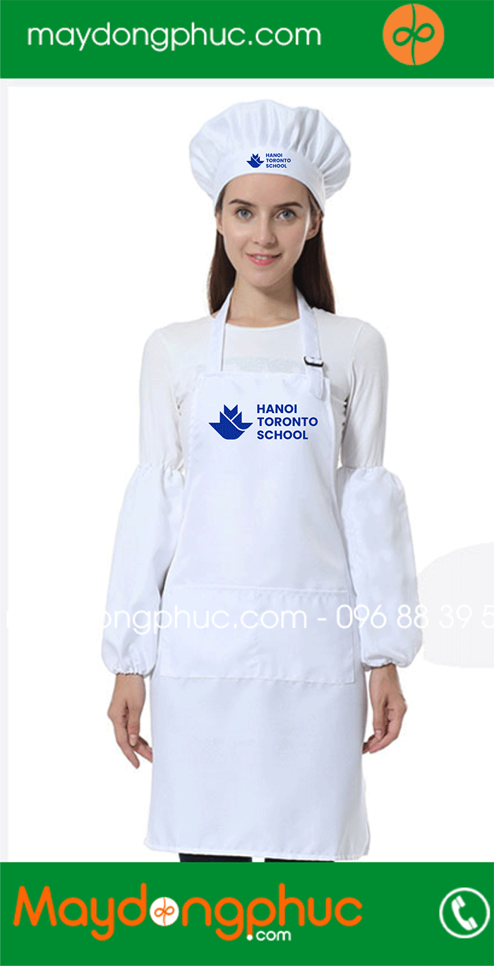 In tạp dề Hanoi Toronto School | In tap de dong phuc