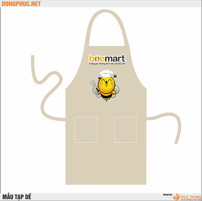 In tạp dề Siêu thị Beemart | In tap de dong phuc