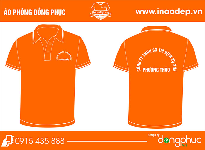 In áo công ty TNHH SX TM dịch vụ XNK Phương Thảo | In ao phong dong phuc