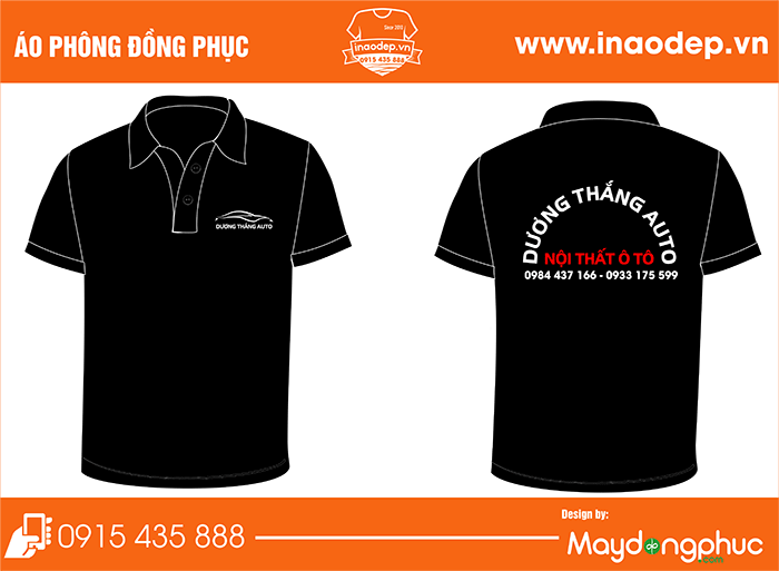 In áo cừa hàng Dương Thắng Auto | In ao phong dong phuc