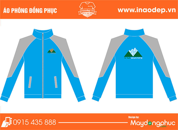 In áo gió công ty Vnquartz | In ao gio dong phuc