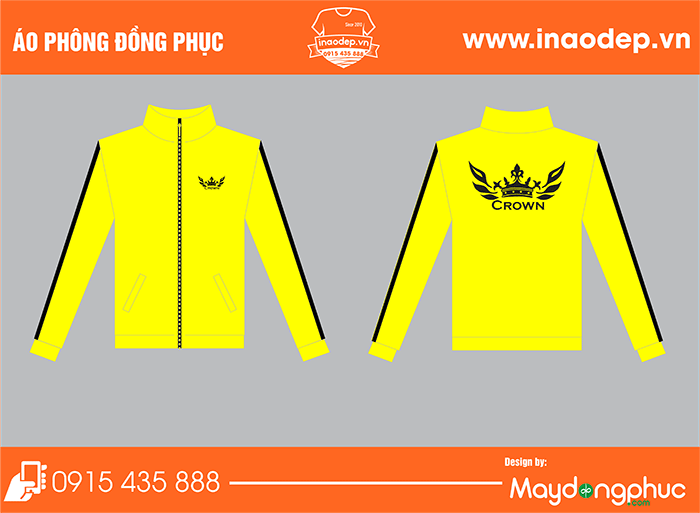 In áo gió công ty Crown | In ao gio dong phuc