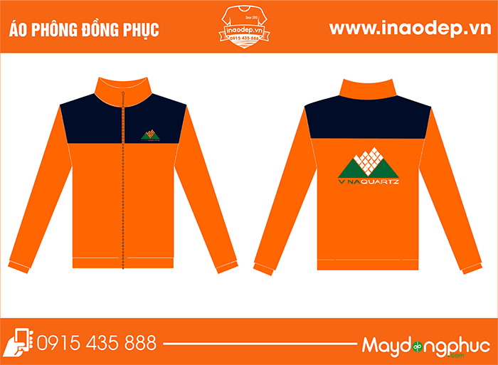 In áo gió công ty Vnquartz | In ao gio dong phuc