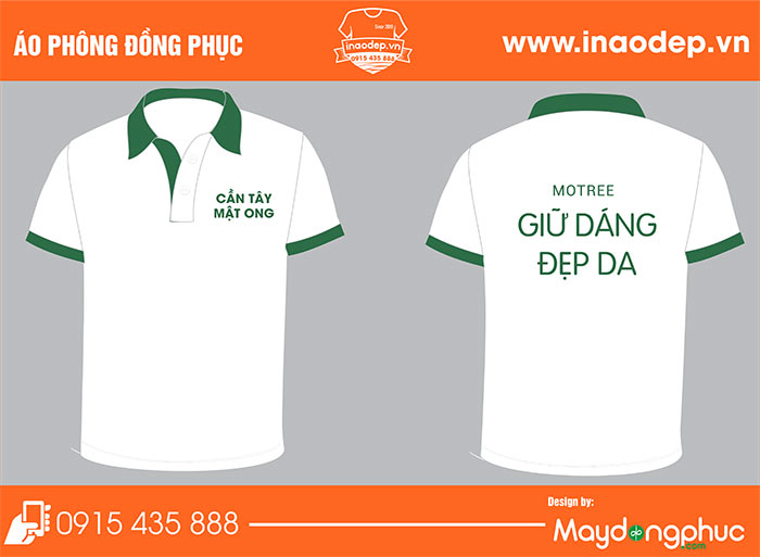 In áo phông cần tây mật ong | In ao phong dong phuc