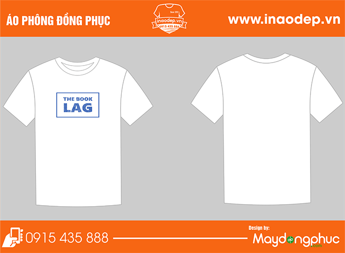 In áo phông Cửa hàng The book lag | In ao phong dong phuc