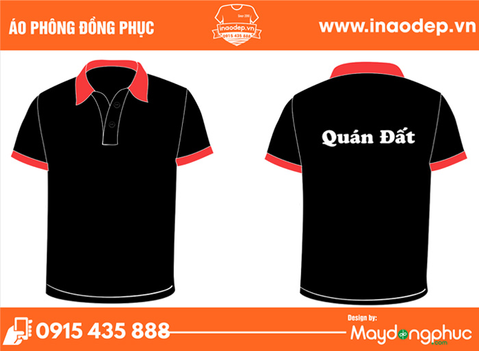 In áo phông đồng phục Quán Đất | In ao phong dong phuc