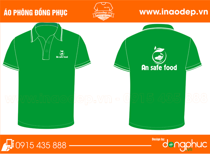In áo quán An Safe Food | In ao nha hang