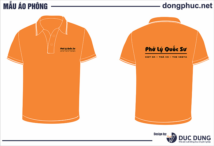 In áo Quán Phở Lý Quốc Sư | In ao phong dong phuc
