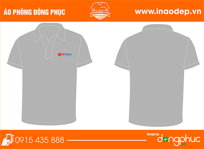 In áo đồng phục công ty TPTech | In ao cong ty