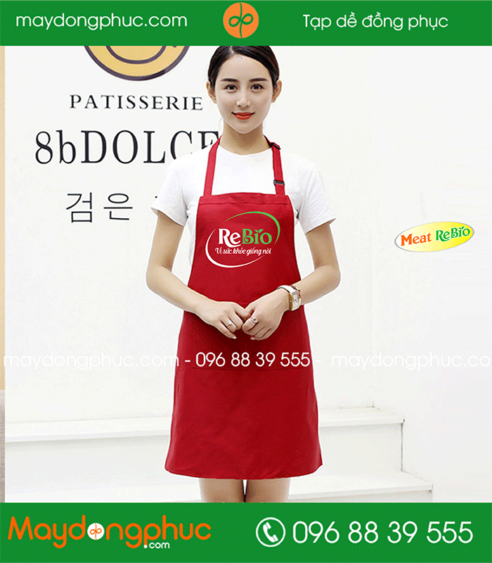In tạp dề Cửa hàng Meat Bio | In tap de dong phuc