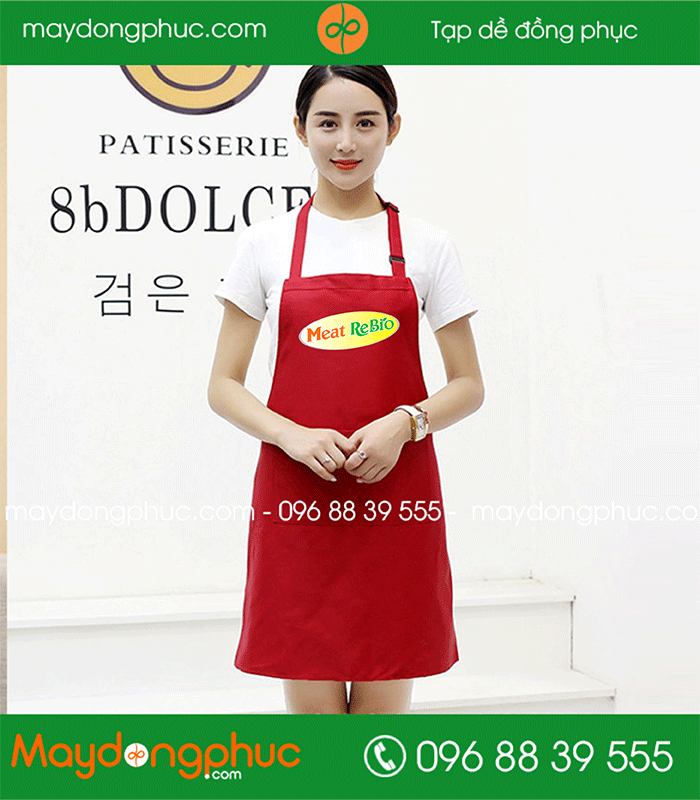 In tạp dề Cửa hàng Meat Bio | In tap de dong phuc
