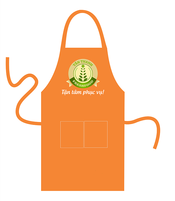 In tạp dề cửa hàng Tân Thanh | In tap de dong phuc