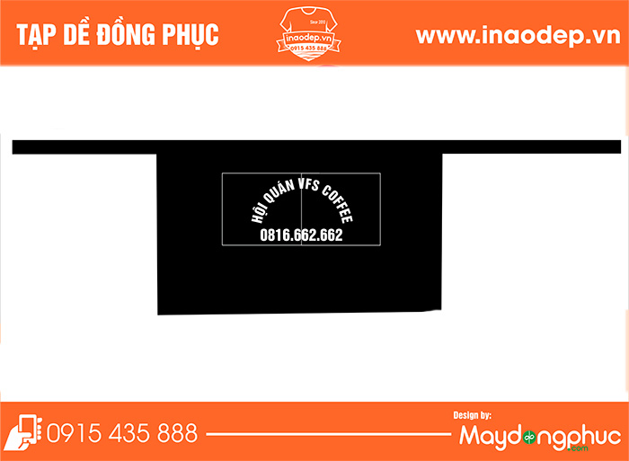 In tạp dề Hội quán VFS coffee | In tap de dong phuc