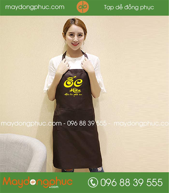In tạp dề Quán Ốc Hứa | In tap de dong phuc