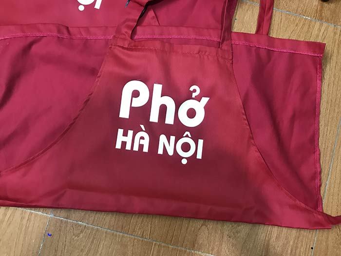 In tạp dề Quán Phở Hà Nội | In tap de dong phuc