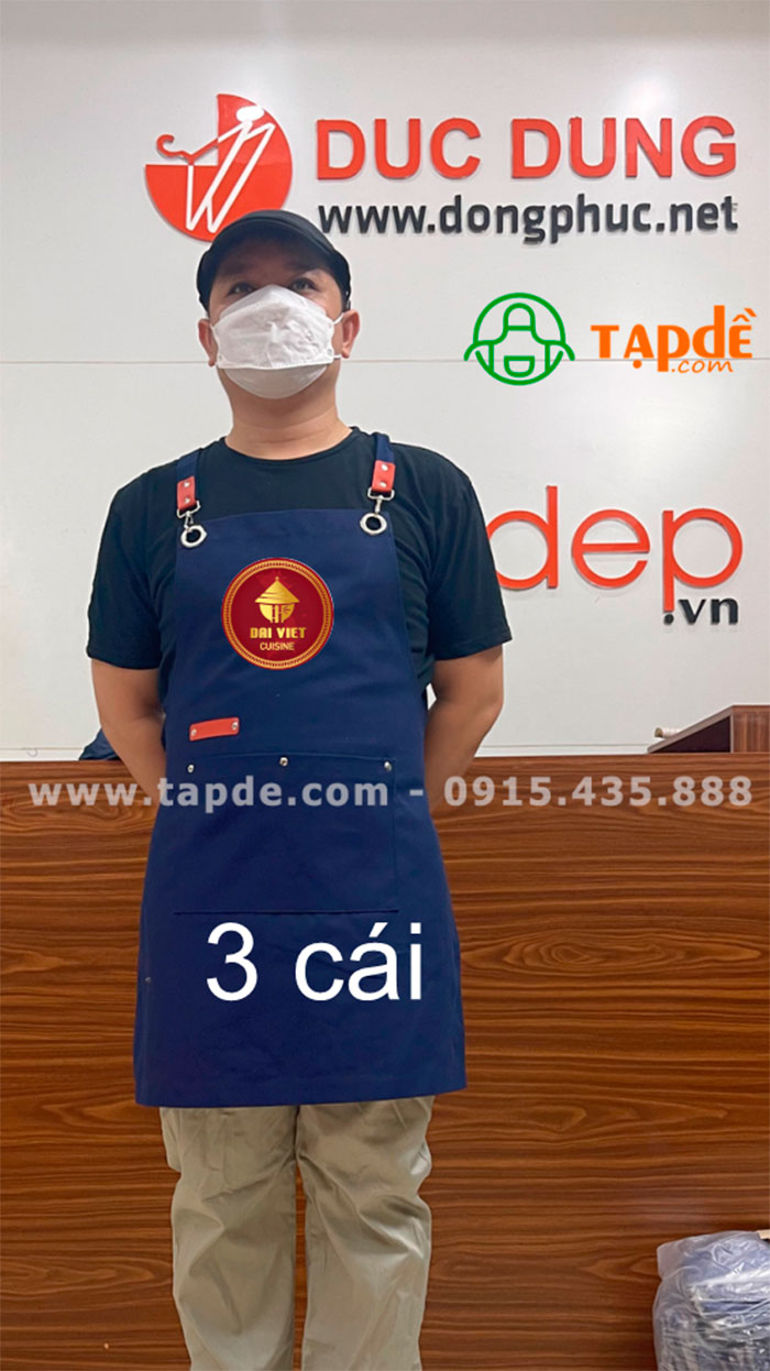 In tạp dề Nhà hàng Dai Viet Cuisine | Tap de dong phuc