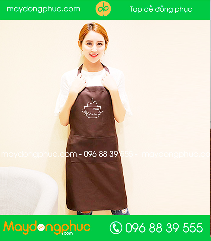 In tạp dề Quán Coffee Mia | In tap de dong phuc