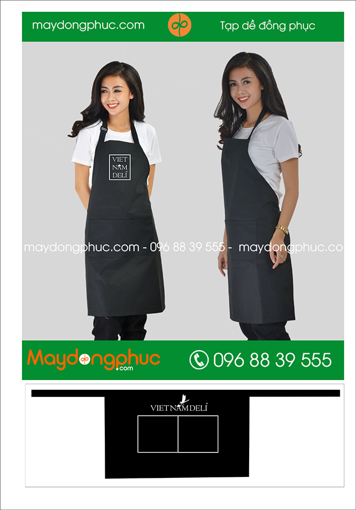 In tạp dề Viet Nam Deli | In tap de dong phuc