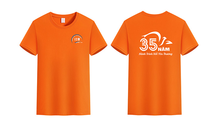 In áo Lớp 12B Trường THPT Cao Bá Quát - 35 năm Hành trình nối yêu thương | In ao phong dong phuc