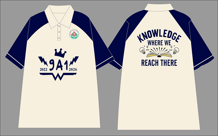 In áo Lớp 9A1 Trường THCS Phương Canh niên khóa 2022-2026 | In ao phong dong phuc